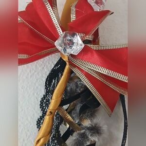 ♡✨️🌹MAGICAL ETERNAL ROSE🌹✨️♡ Satin Rose Wand-Tassle! 🪄